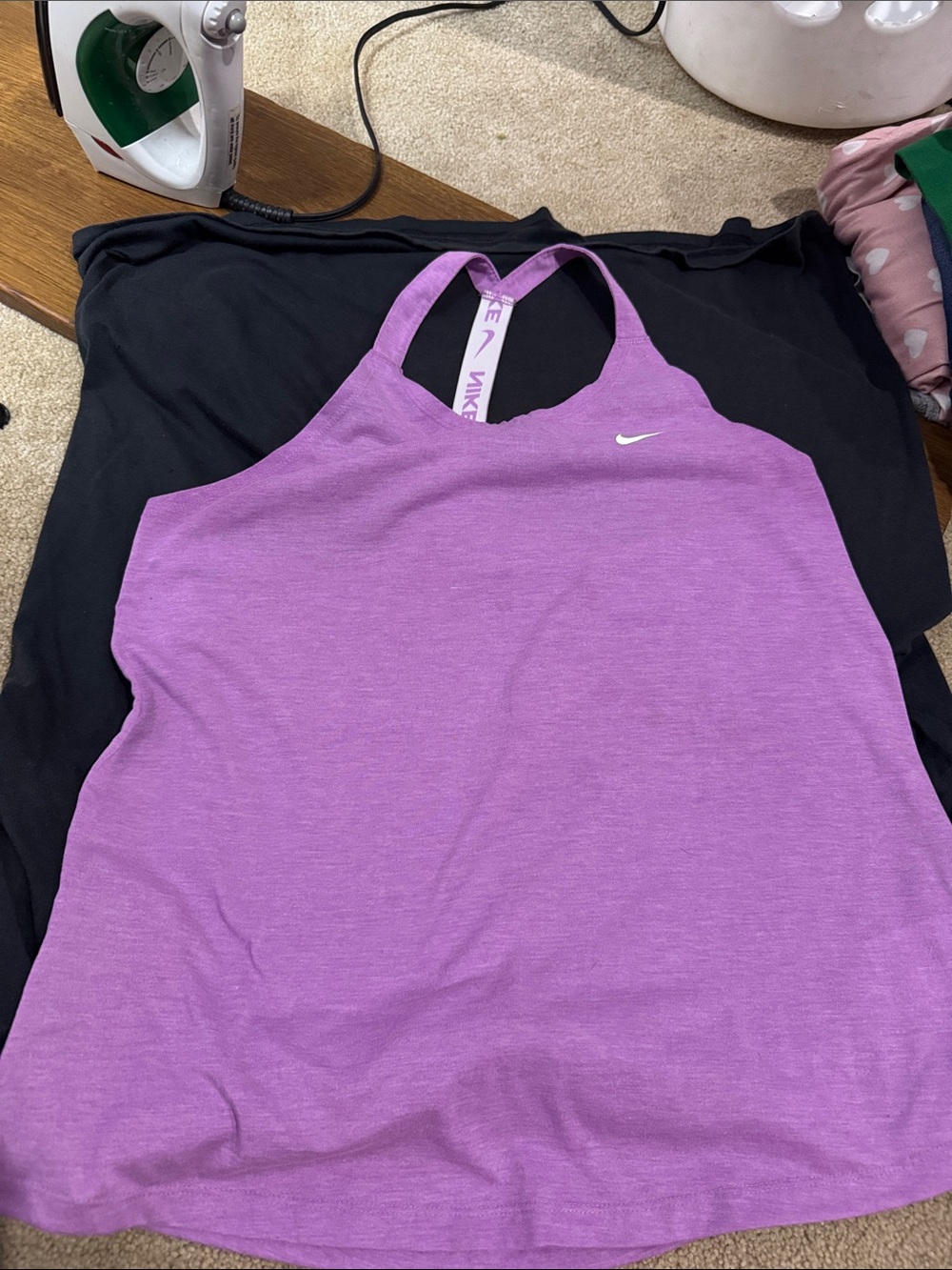 Nike Purple Racerback Performance Tank Top